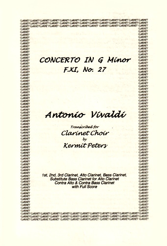 CONCERTO in g minor FXI/27