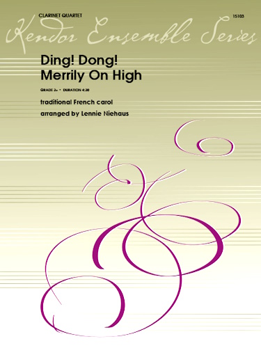 DING DONG MERRILY ON HIGH (score & parts)