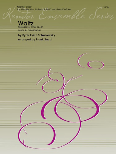 WALTZ (from Serenade for Strings, Op.48) score & parts