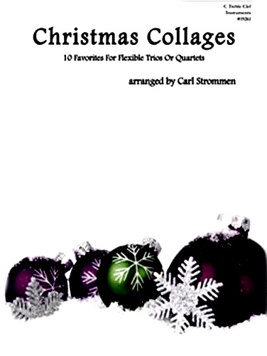 CHRISTMAS COLLAGES - C Bass Clef Edition (playing score)