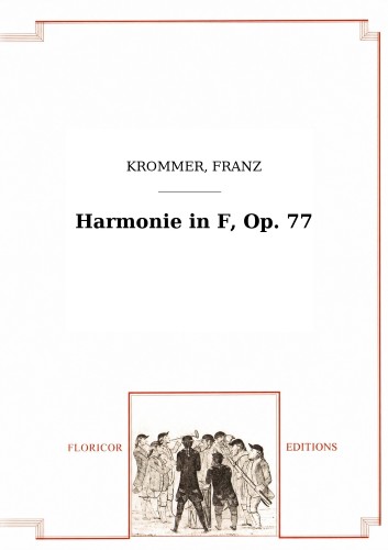 HARMONIE Op.77 in F major (score & parts)