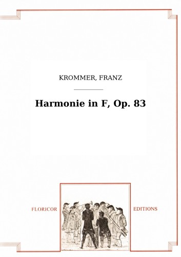 HARMONIE Op.83 in F major (score & parts)