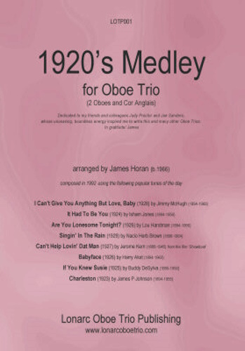 1920s MEDLEY (score & parts)