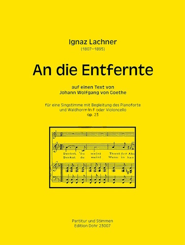 AN DIE ENTFERNE Op.23