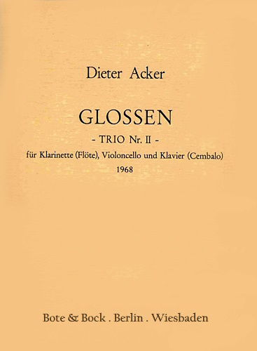 GLOSSEN Trio No 2