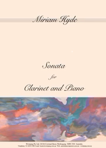 SONATA for Clarinet & Piano