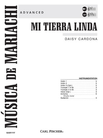 MI TIERRA LINDA (score)
