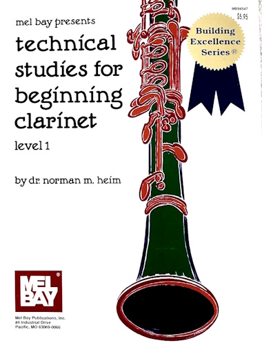 TECHNICAL STUDIES FOR BEGINNING CLARINET Level 1