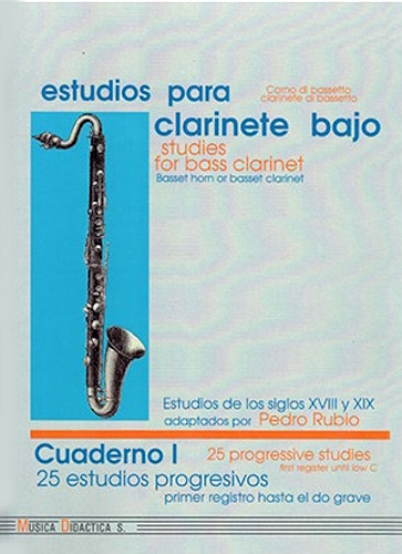 STUDIES FOR BASS CLARINET Volume 1