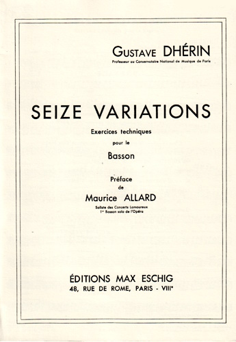 SEIZE VARIATIONS Technical Exercises