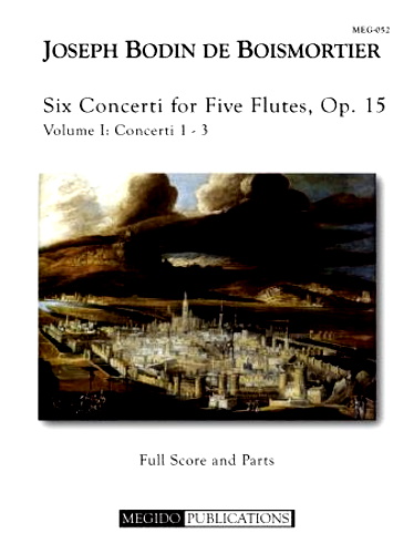SIX CONCERTI FOR FIVE FLUTES Op.15, Volume I