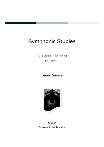 SYMPHONIC STUDIES for Bass Clarinet
