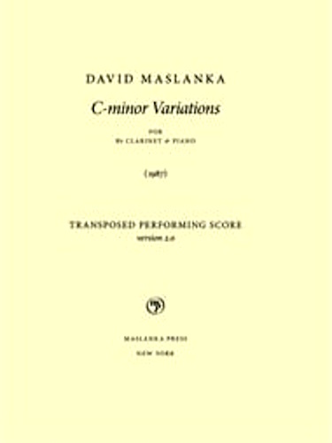 C MINOR VARIATIONS