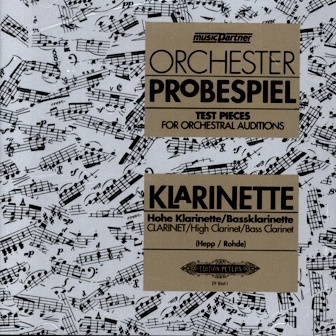 ORCHESTER PROBESPIEL for Clarinet CD