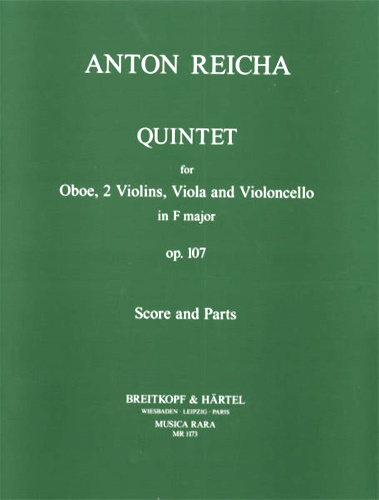 QUINTET in F major Op.107 (score & parts)