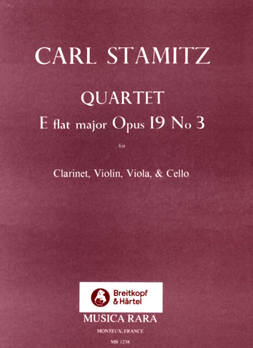 QUARTET in Eb major Op.19 No.3 (set of parts)