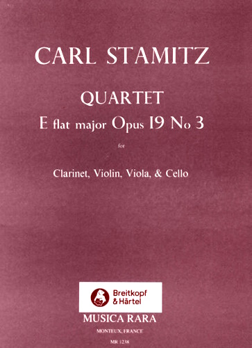 QUARTET in Bb major Op.19 No.2 (set of parts)
