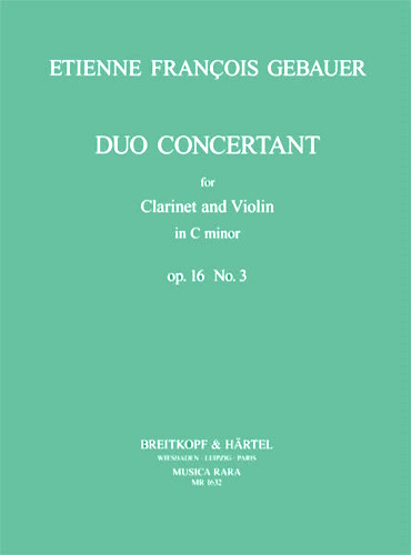 DUO CONCERTANT Op.16 No.3