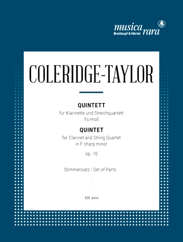QUINTET in F sharp minor, Op.10 (parts only)