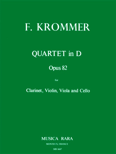 QUARTET in D major Op.82 (parts only)