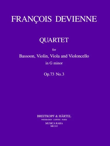 QUARTET Op.73 No.3 in G minor (parts only)