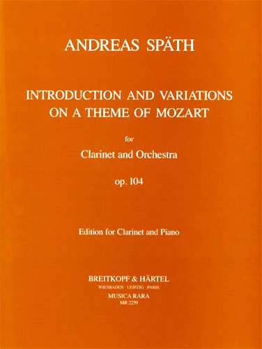 INTRODUCTION AND VARIATIONS ON A THEME BY MOZART Op.104
