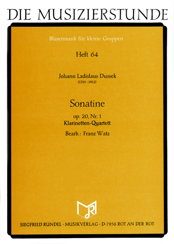 SONATINE Op.55 No.3 score & parts