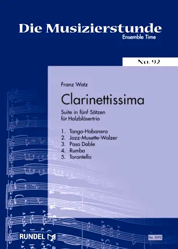 CLARINETTISSIMA score & parts