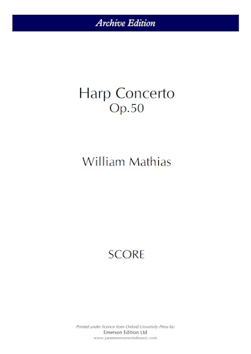 HARP CONCERTO Op.50 (score)