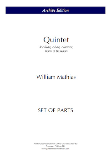 QUINTET Op.22 (set of parts)