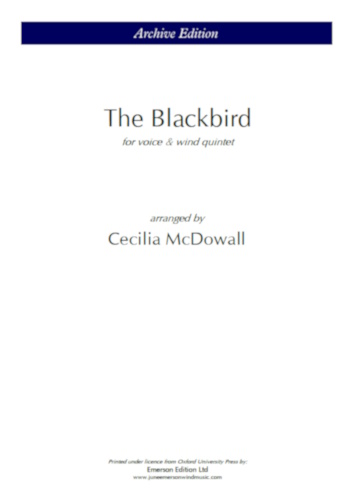 THE BLACKBIRD (score & parts)