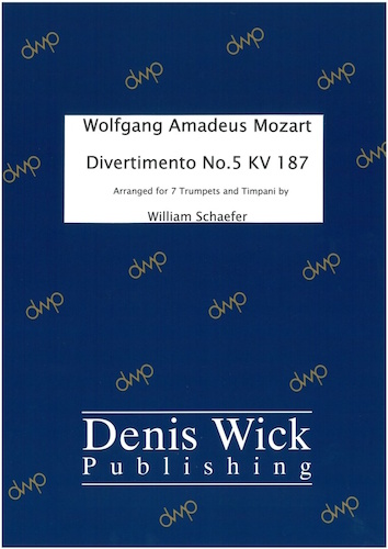 DIVERTIMENTO No.5 KV187 (score & parts)