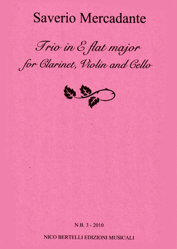 TRIO in E flat major (score & parts)