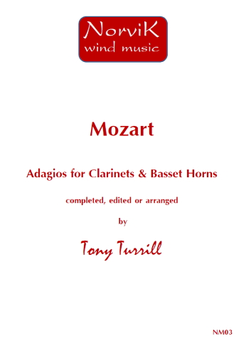ADAGIOS FOR CLARINETS (score & parts)