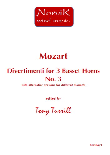 DIVERTIMENTO No.3 K439b (score & parts)