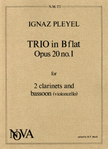 TRIO in Bb major Op.20 No.1 (set of parts)