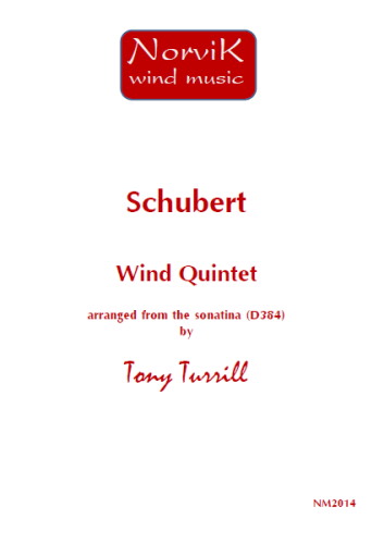 WIND QUINTET D384 (score & parts)