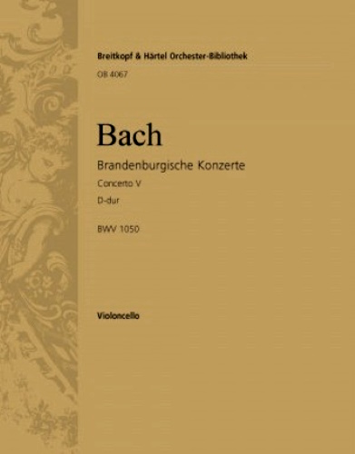BRANDENBURG CONCERTO No.5 'cello part