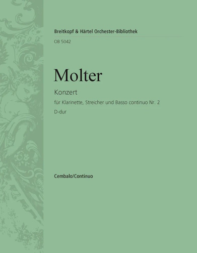 CLARINET CONCERTO No.2 IN D MAJOR Harpsichord/Piano