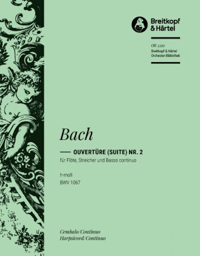 OVERTURE (Suite) in B minor BWV1067 Continuo/Cembalo