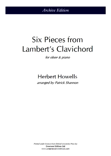 SIX PIECES from Lambert's Clavichord Op.41