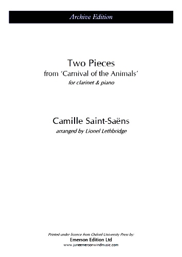 TWO PIECES from Carnival of the Animals