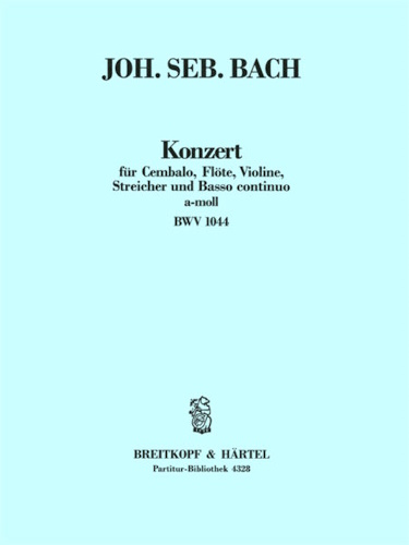 CONCERTO IN A MINOR BWV 1044 (full score)