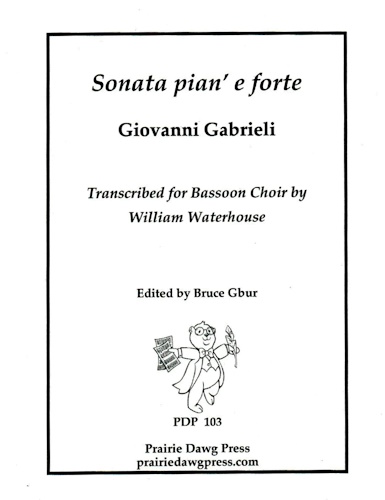 SONATA PIAN'E FORTE  (score & parts)