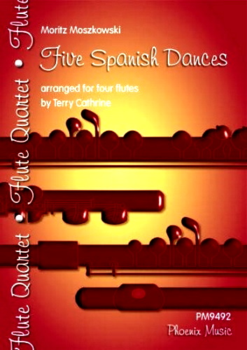 FIVE SPANISH DANCES score & parts