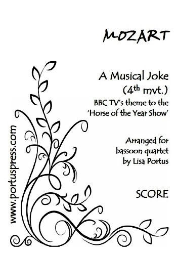 A MUSICAL JOKE 4th Movement (score & parts)