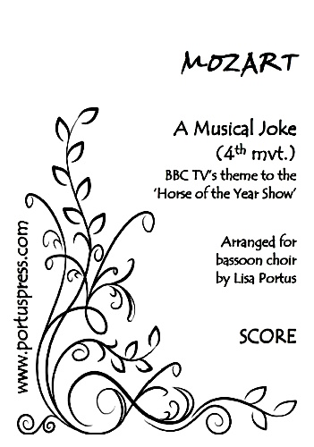 A MUSICAL JOKE 4th Movement (score & parts)