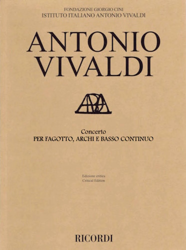 CONCERTO in a minor FVIII/2 study score