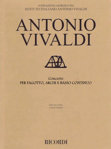 CONCERTO in G major, FVIII/37 RV494 (score)