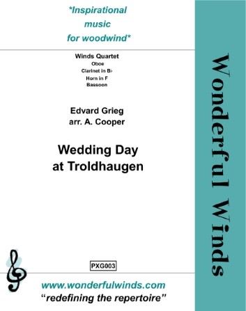 WEDDING DAY AT TROLDHAUGEN (score & parts)